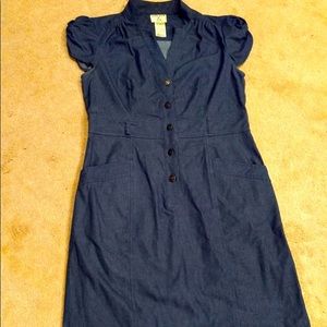 Blue Denim dress slightly used size 10
